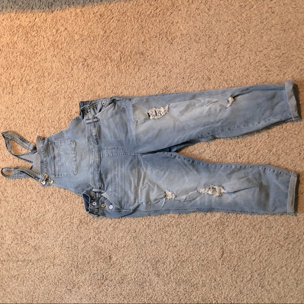 Torrid size 20 distressed overalls